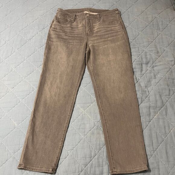 Chico’s Light Gray Jeans Size 1.5/ US Size 10R - Picture 1 of 7